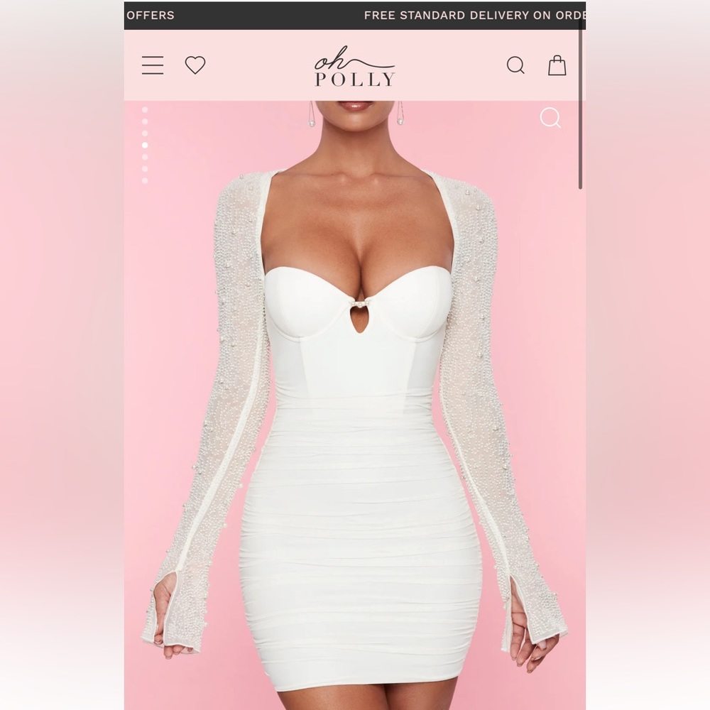 Oh Polly St. Germain white dress